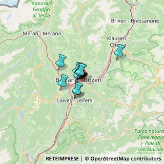 Mappa Via Campegno, 39100 Bolzano BZ, Italia (5.37692)