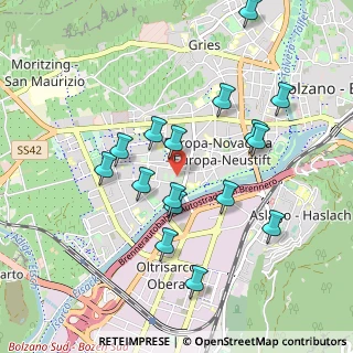 Mappa Via Cagliari, 39100 Bolzano BZ, Italia (0.90938)