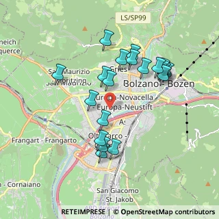 Mappa Via Cagliari, 39100 Bolzano BZ, Italia (1.764)