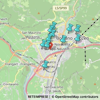 Mappa Via Cagliari, 39100 Bolzano BZ, Italia (1.37091)