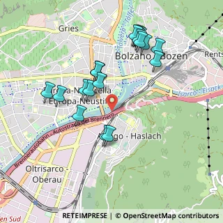 Mappa SS 12, 39100 Bolzano BZ, Italia (0.9465)
