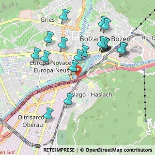 Mappa SS 12, 39100 Bolzano BZ, Italia (1.0085)