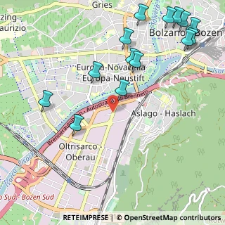 Mappa Via Vittorio Lancia, 39100 Bolzano BZ, Italia (1.35071)