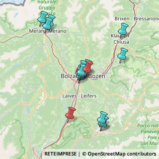 Mappa Via Vittorio Lancia, 39100 Bolzano BZ, Italia (13.62563)