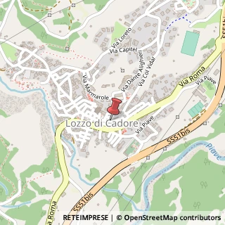 Mappa Via Col Vidal,  213, 32040 Lozzo di Cadore, Belluno (Veneto)
