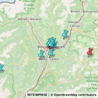 Mappa Via Vincenzo Lancia, 39100 Bolzano BZ, Italia (13.79727)