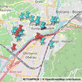 Mappa Via Vincenzo Lancia, 39100 Bolzano BZ, Italia (0.9835)