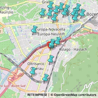 Mappa Via Vincenzo Lancia, 39100 Bolzano BZ, Italia (1.263)