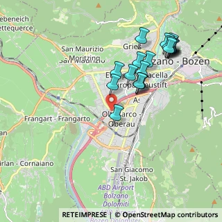 Mappa VIA VOLTA LOC.PONTERESIA, 39100 Bolzano BZ, Italia (2.037)