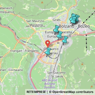 Mappa VIA VOLTA LOC.PONTERESIA, 39100 Bolzano BZ, Italia (2.18818)