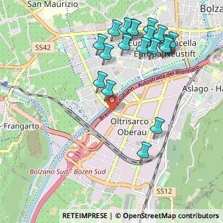 Mappa VIA VOLTA LOC.PONTERESIA, 39100 Bolzano BZ, Italia (1.178)