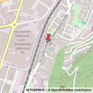 Mappa Via Claudia Augusta,  111, 39100 Bolzano, Bolzano (Trentino-Alto Adige)