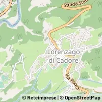 Map Lorenzago di Cadore