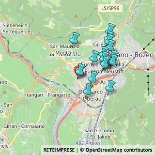 Mappa Via Malles, 39100 Bolzano BZ, Italia (1.505)