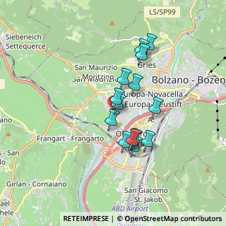Mappa Via Resia, 39100 Bolzano BZ, Italia (1.36643)