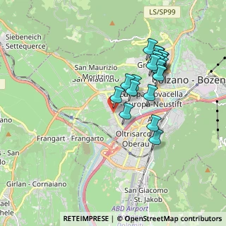 Mappa Via Resia, 39100 Bolzano BZ, Italia (1.666)