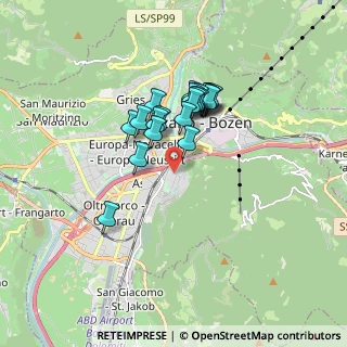 Mappa Via Santa Geltrude, 39100 Bolzano BZ, Italia (1.276)