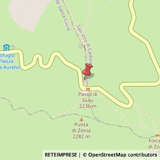 Mappa Via Chiesa, 56, 32020 Colle Santa Lucia, Belluno (Veneto)