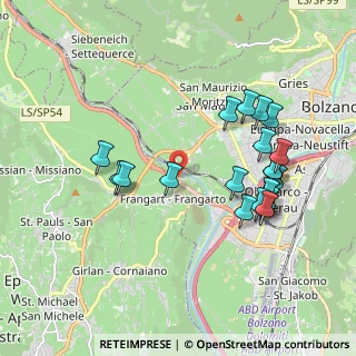 Mappa Via Castelfirmiano, 39100 Bolzano BZ, Italia (1.923)
