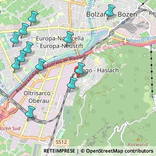 Mappa Via Fabio Filzi, 39100 Bolzano BZ, Italia (1.38083)