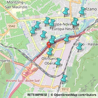 Mappa Via Josef Ressel, 39100 Bolzano BZ, Italia (0.97063)