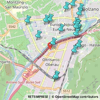Mappa Via J. Ressel, 39100 Bolzano BZ, Italia (1.2725)