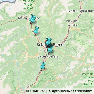 Mappa Via J. Ressel, 39100 Bolzano BZ, Italia (7.10333)