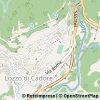 Map Lozzo di Cadore