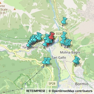 Mappa Via Piscina, 23038 Valdidentro SO, Italia (0.62593)