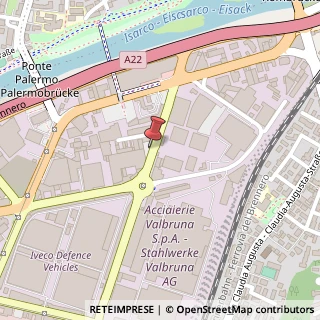 Mappa Via Vincenzo Lancia, 6, 39100 Bolzano, Bolzano (Trentino-Alto Adige)