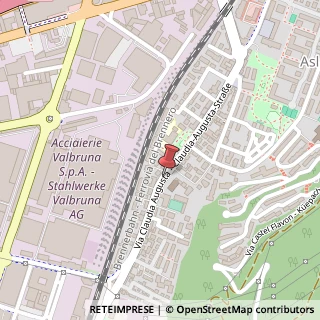 Mappa Via Claudia Augusta, 111, 39100 Bolzano, Bolzano (Trentino-Alto Adige)