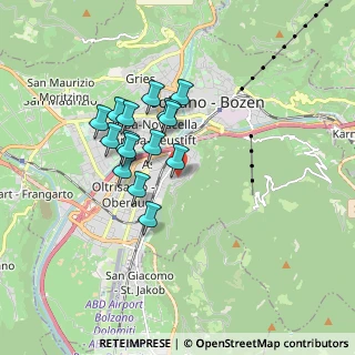 Mappa Via Castel Weinegg, 39100 Bolzano BZ, Italia (1.37533)