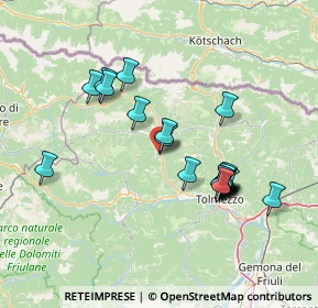 Mappa Ovaro, 33025 Ovaro UD, Italia (13.256)