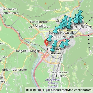 Mappa Piazzetta Anna Frank, 39100 Bolzano BZ, Italia (2.273)