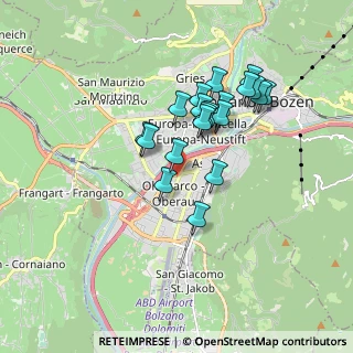 Mappa Via Werner Von Siemens, 39100 Bolzano BZ, Italia (1.4525)