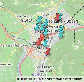 Mappa Via Werner Von Siemens, 39100 Bolzano BZ, Italia (1.25583)