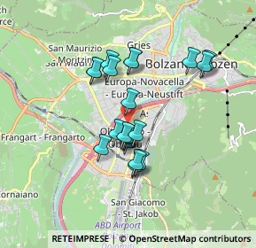 Mappa Via Werner Von Siemens, 39100 Bolzano BZ, Italia (1.391)