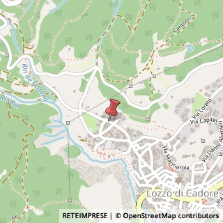 Mappa Via san rocco 536, 32040 Lozzo di Cadore, Belluno (Veneto)