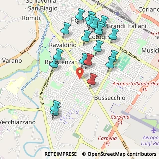 Mappa Via P. Panciatichi, 47121 Forlì FC, Italia (1.038)