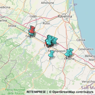 Mappa Via P. Panciatichi, 47121 Forlì FC, Italia (7.41563)