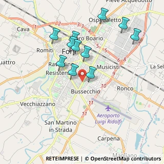 Mappa Via La Greca Francesco, 47121 Forlì FC, Italia (1.90545)