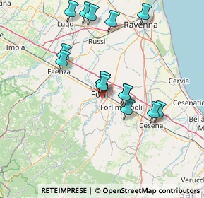 Mappa Via La Greca Francesco, 47121 Forlì FC, Italia (14.22333)