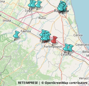 Mappa Via La Greca Francesco, 47121 Forlì FC, Italia (16.64526)
