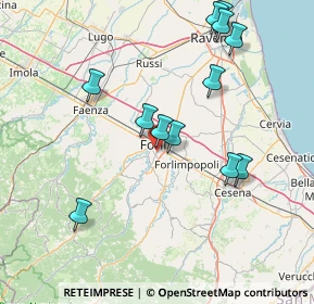 Mappa Via La Greca Francesco, 47121 Forlì FC, Italia (16.36333)