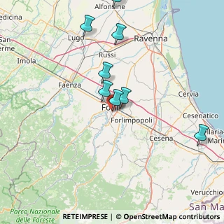 Mappa Via La Greca Francesco, 47121 Forlì FC, Italia (27.28636)
