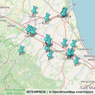 Mappa Via La Greca Francesco, 47121 Forlì FC, Italia (16.26737)