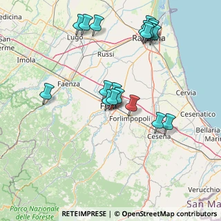 Mappa Via La Greca Francesco, 47121 Forlì FC, Italia (16.64526)