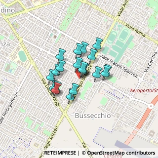Mappa Via La Greca Francesco, 47121 Forlì FC, Italia (0.287)