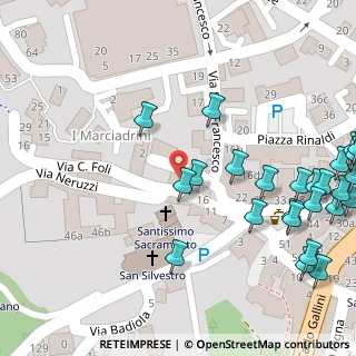 Mappa Via San Francesco, 41021 Fanano MO, Italia (0.08077)