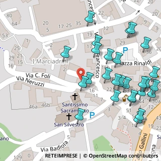 Mappa Via San Francesco, 41021 Fanano MO, Italia (0.08222)
